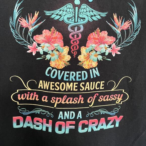 CNA Saying t-shirt Medium see description wonderful crazy - Picture 2 of 6